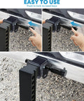 Installation of 5 By 8 Inch Trailer Hitch Lock Pin With Keys Heavy Duty Locking Hitch Pin For Class III IV Tow RV Hitches Anti Theft And Anti Rattle Hardened Steel With Black Finish Rust Resistant Easy Install Locks Your Rig Down Tight