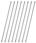 Eight Pack 8/32 Inch M4 Threaded Rods With Hex Nuts, 8 Inch Stainless Steel Fully Threaded Rods And 16 M4 Hex Nuts