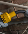 Must Have Conduit Line Puller Attachment Kit For Wet Dry Vacuum Accessories Featuring Flexible Rubber Seals, connecting rubber tip for conduit.