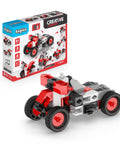 Toy model from Creative Builder STEM Kit With 51 Precision Pieces To Build 10 Vehicle Models Easy Snap Fit Construction Toys For Kids
