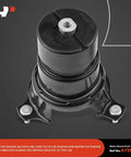 Front view of a single engine mount from the Set Of 4 Engine And Transmission Mounts For Toyota Camry 2012 2017 2.5L Auto.