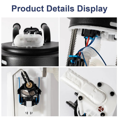 Close-up of fuel pump assembly with sending unit pressure sensor for 2002 2003 Cadillac Escalade and GM SUVs