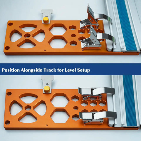 Heavy Duty Track Saw Square Guide Rail Accessory With CNC Precision For Pro Level 90 Degree Cuts Rock Solid Aluminum Build