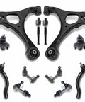 Heavy Duty Front Control Arm Suspension Kit For 2006 2011 Honda Civic 1.8L With Front Lower Control Arms Ball Joints And Sway Bar End Links