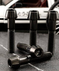 Titanium M4 Socket Head Cap Screws Set For Bike Stem 6Al4V Grade 5 Lightweight Bolts Multi Length Pack Of 4