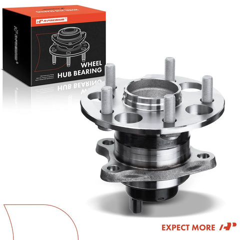 Rear Right Wheel Bearing Hub Assembly With ABS For Toyota Highlander 2004 2007 And Lexus RX330 2004 2006 RX350 2007 2009 RX400h 2006 2008 FWD Only 5 Lug Compatible For A Smooth Ride, product with box background