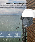 4K PTZ POE Outdoor Security Camera With 10X Optical Zoom Speed Dome AI Human And Vehicle Detection IP Dome Camera under rain