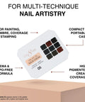 Pro Grade Solid Nail Gel Cream Palette For Nail Art With Ombre And Stamping For Full Coverage 9 Color Set HEMA Free And TPO Free