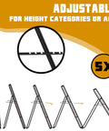 Adjustable 7x4 Ft Volleyball Rebounder Net For Backyard Training And Multi Sport Practice with adjustable angle settings.
