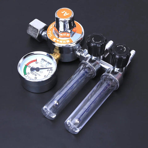 Argon Pressure Regulator With Double Tube Design For TIG And MIG Welding Equipment, G5/8 Female Thread, Smooth Gas Flow
