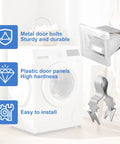 Appliance Door Latch Kit Upgrade 2 Pack For GE And Most Brands Replacement Parts with metal latch and plastic panel
