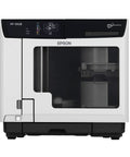 No Sweat CD DVD BluRay Disc Publisher And Printer With 100 Disc Slot, showing front view, sleek design, automated functionality.