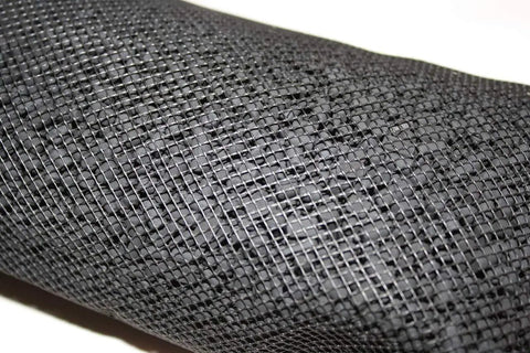 Mesh texture close-up of Clamp On 3 Inch Vent Stack Filter With Activated Charcoal Black ABS Mushroom Cap Eliminates Outdoor Septic And Sewer Odors Easy Install No Glue Needed Durable Roof Vent Odor Solution
