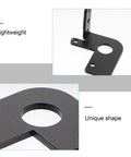 Auto Level Sensor Bracket Mount For 3D Printers Heavy Duty Iron Frame With Rust Prevention Coating Easy Plug And Play Sensor Holder For Rock Solid Accurate Leveling In Industrial Settings, black iron bracket, 3.7cm