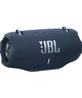 Xtreme 4 Portable Bluetooth Speaker Delivers Beast Mode Sound With Deep Bass, IP67 Waterproof Durability, 24 Hour Playtime, Built In Powerbank, And Auracast For Effortless Multi Speaker Pairing In Blue showing front view