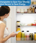 Under Cabinet Motion Sensor Lights 3 Pack Magnetic Rechargeable Bar Wireless Stick On Night Light for Kitchen Cupboards