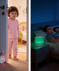 Smart Toddler Door Alarm System With Distinct Sensor Chimes For Kid Friendly Room To Room Safety And Easy Setup 14 Unique Tones And Low Battery Alert On Uneven Doors 3 Level Volume With Mute 3W Speaker For Clear Alerts, child at door