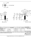 Heavy Duty Grade 2 Titanium M10 X 1.5 X 40Mm Socket Head Cap Screws Pack Of 5 Polished Fasteners detailed dimensions drawing.