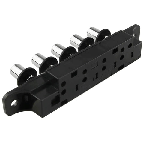 Five Button Range Hood Switch Kit MQ165 Piano Type Key Board Switches 250V 4A for range hood, featuring black PC copper construction