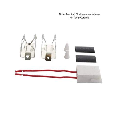 Electric Range Burner Coil Replacement Set For Whirlpool KitchenAid Maytag ceramic plug-in terminal blocks with wires