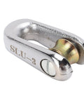Heavy Duty Alloy Steel Cable Pulling Tool Breakaway Connector For Electrical Wiring And Rigging Built Tough As Nails For Heavy Load Grappling and slick cable feeding close-up view.