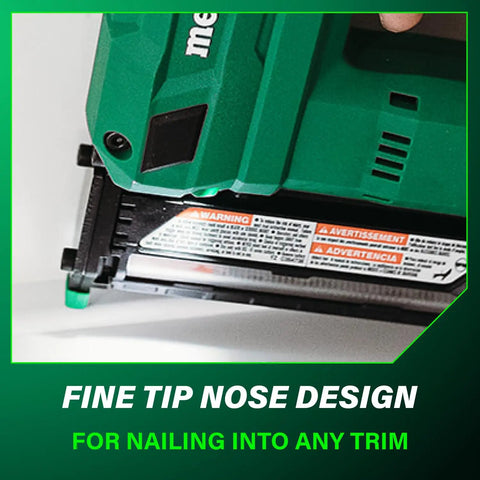 Compact Cordless Pin Nailer Kit With 23 Gauge Headless Pins Drives Five Eighths Inch To One And Three Eighths Inch