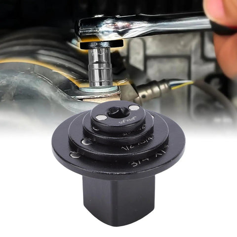 Ultra Low Profile Impact Socket Adapter Set For 1/4 To 3/8 3/8 To 1/2 And 1/2 To 3/4 Drive Sizes in tight engine bay