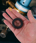 Super Durable 6pc Black Rubber Grommet Kit For Electrical Wiring Hole Cable Management And Protection Makes A Total Difference, black rubber grommet in hand