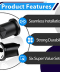 6 Pack Vacuum Breaker Repair Kit For Flushometers, Easy Fix Plug And Play Replacement For Broken Or Malfunctioning Vacuum Breakers, shown with features of seamless installation and strong durability.