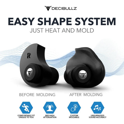 Professional Moldable Ear Plugs With Acoustic Filters For Musicians DJs Gigs And Recording Artists Noise Canceling Ear Protection
