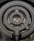 12 Inch Three Ring Gas Burner For Chinese Wok Ranges With 110,000 BTU Natural Gas Power High-Heat 3-Ring Stove Head