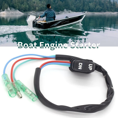 Trim And Tilt Switch Assembly For Mercury Outboard Remote Control Box with 18 inch cable and connectors.