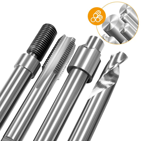 M12x1.5 Thread Repair Kit With 24.5mm Stainless Steel Inserts, DIY Auto Fix For Damaged M12 Female Threads, Simple Drill Friendly Repair Toolset