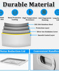 Kickass Ultrasonic Cleaner With Built In Heater And Digital Timer For Jewelry Restoration Auto Parts Degreasing Lab Descaling Heavy Duty Commercial Cleaning Tank durable material layers showing stainless steel, noise reduction lid, and convenient handles.