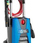 Beast Electric Pressure Washer 2150 PSI 1.6 GPM with 13 Amp Motor, portable trolley, telescoping handle, onboard storage.