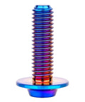High Performance Grade Five Titanium Torx Bolts And Dished Head Screws In Bold Burnt Blue Finish M5 And M6 Sizes With M6 By 20 Millimeter Spec For Street Legal Builds, M6 torx bolt with dished head.