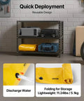 Pro Grade Flood Barrier System For Home Protection, Easy Fill Sandbag Alternative, PVC tubes folded for storage