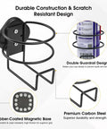 Heavy Duty Magnetic Cup Holder With 12 Strong Magnets Delivers 20 Lb Holding Power showing design and features