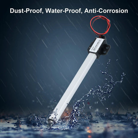 Beefy Mini Electric Linear Actuator 12V DC With Built In Limit Switch High Speed Low Noise Waterproof Outdoor Ready 6 Inch Stroke