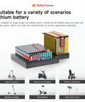 Bulletproof 8S 24V Battery Management System For LiFePO4 Packs, showcasing various battery types for electric vehicles.