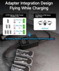 Image showing the 300W Matrice 4 Series Battery Charging Hub Fast Charge 3 Batteries In 1 Hour 12 Minutes For Matrice 4T And 4E Drones.