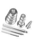 Cool Bearing Press Kit With 17 Durable Parts For Auto Pros To Fix Race And Seal Installers Fast Without Breakage For Family Cars Today, silver aluminum adapters