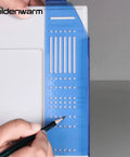 Cabinet Pull Template And Knob Drilling Template Set For Precise Handle Installation With Spacing From 64mm To 160mm in use