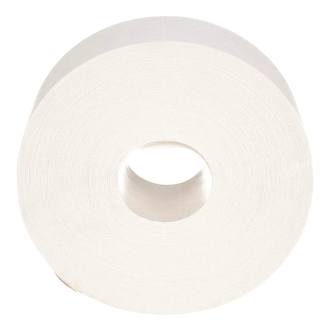 Water Activated Paper Tape For Parcel Sealing White Light Duty Reinforced Tape 72 Mm By 450 Ft roll showing full width