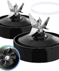Premium Blender Blade Replacement 6 Fin Beefed Up Stainless Steel with Food Grade Plastic for smoothie cups and sealing ring