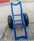 Beast Mode Heavy Duty Utility Pole Dolly With 2 Wheels For Concrete Power Poles And Site Transport Cart, Sturdy welded steel frame and pneumatic tires