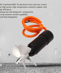 Underwater RC Boat Thruster Propeller 18KG Thrust 48V Output 4000RPM Aluminum CNC Propeller with orange cable