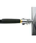 Side view of Hand Seamer Pliers 150mm Multifunctional Metal Bending Tool with chrome finish and ergonomic handle for precise seaming.