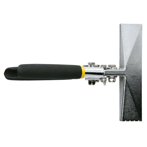 Side view of Hand Seamer Pliers 150mm Multifunctional Metal Bending Tool with chrome finish and ergonomic handle for precise seaming.