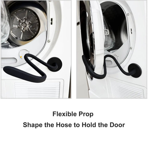 Magnetic Front Load Washer Door Prop and Holder with Strong Magnet and Flexible Hose for Better Ventilation and Airflow